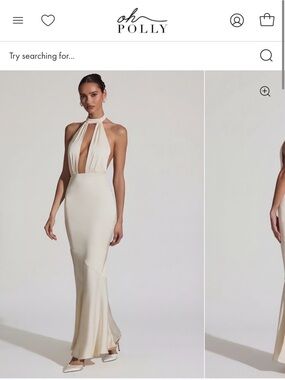 Oh Polly | Dresses | Oh Polly Embellished Bandeau Maxi Dress In Beige | Poshmark Oh Polly | Dresses | Oh Polly Embellished Bandeau Maxi Dress In Beige | Poshmark